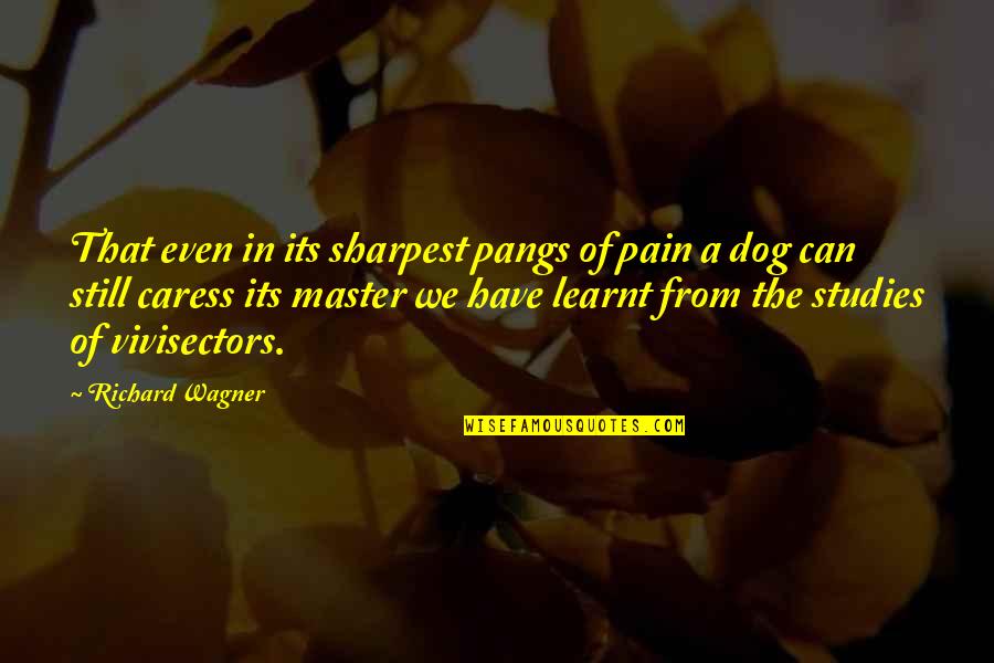 Craisin Quotes By Richard Wagner: That even in its sharpest pangs of pain