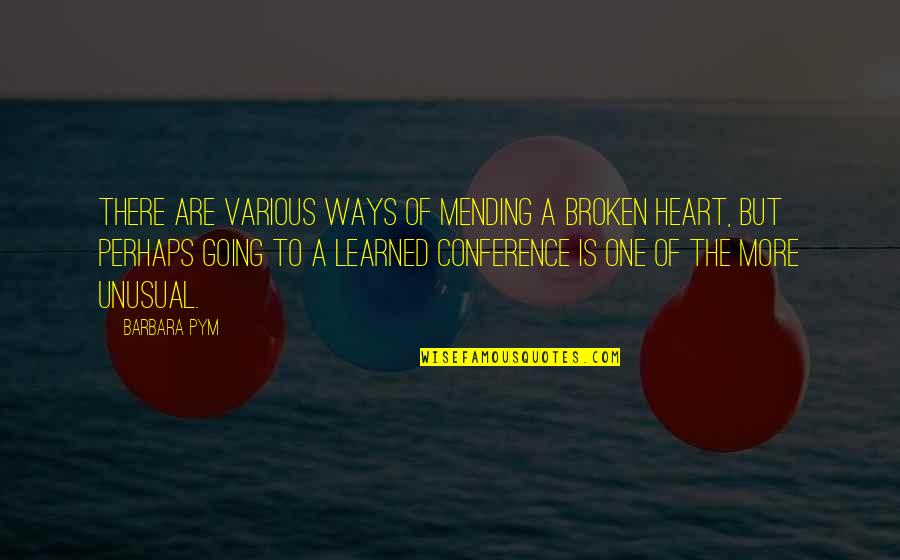 Crepaldi 2010 Quotes By Barbara Pym: There are various ways of mending a broken