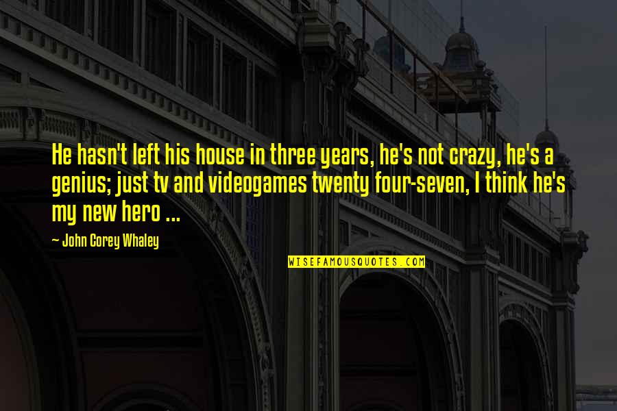 Cryptonomicon Book Quotes By John Corey Whaley: He hasn't left his house in three years,