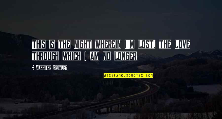 Csvreader Escape Quotes By Aleister Crowley: This is the Night wherein I'm lost, the