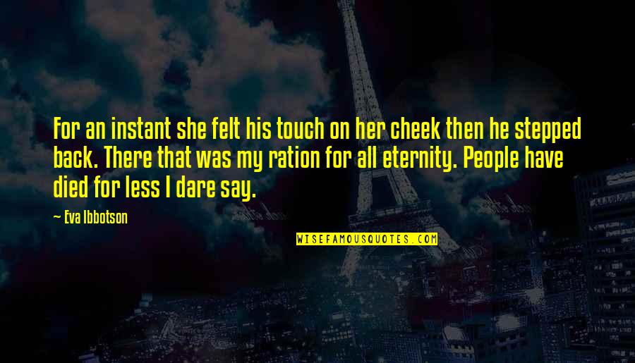 Csvreader Escape Quotes By Eva Ibbotson: For an instant she felt his touch on