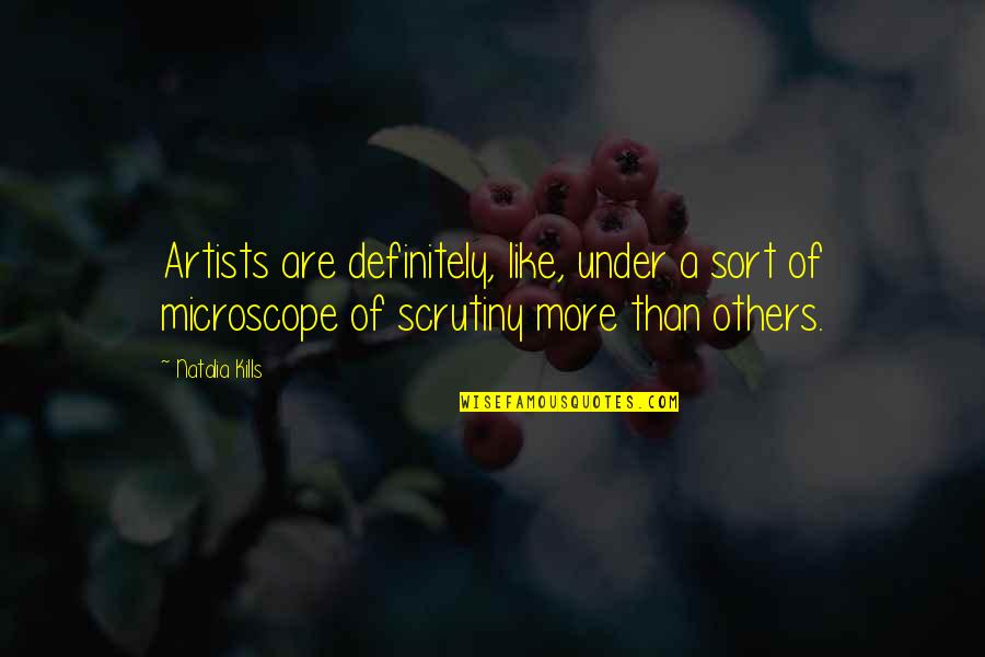 Cuby Smart Quotes By Natalia Kills: Artists are definitely, like, under a sort of