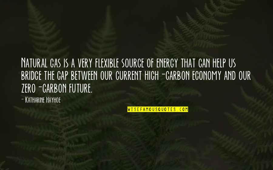 Current Best Quotes By Katharine Hayhoe: Natural gas is a very flexible source of