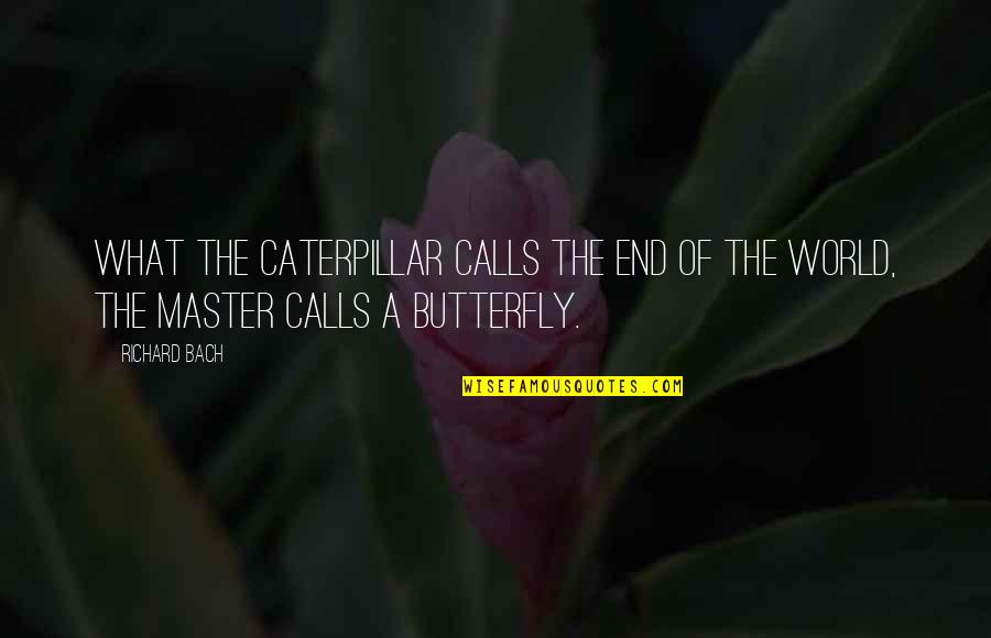 Czech Inspirational Quotes By Richard Bach: What the caterpillar calls the end of the