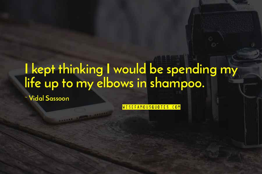 Dafnie Now And Then Quotes By Vidal Sassoon: I kept thinking I would be spending my