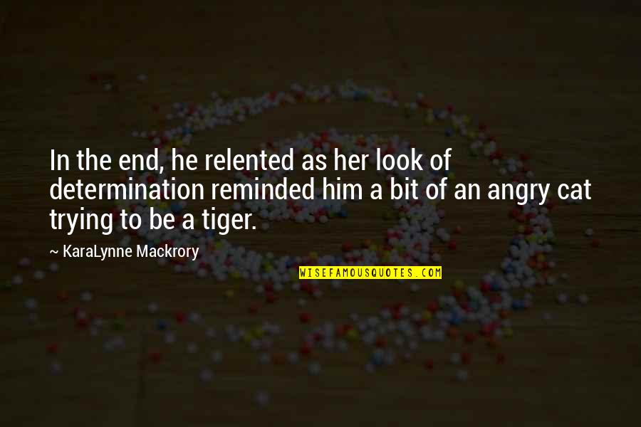 Darcy Prejudice Quotes By KaraLynne Mackrory: In the end, he relented as her look