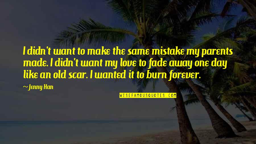 Deceitful Heart Quotes By Jenny Han: I didn't want to make the same mistake