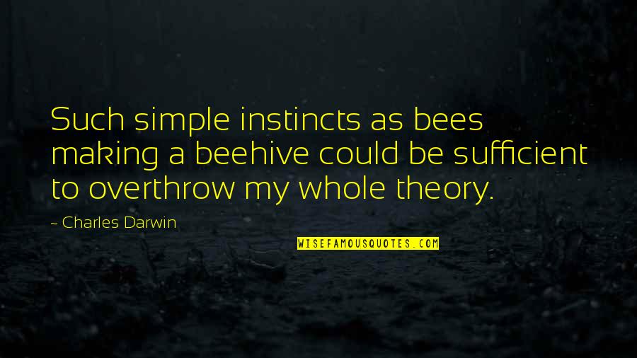 December 21 2020 Spiritual Insights Quotes By Charles Darwin: Such simple instincts as bees making a beehive