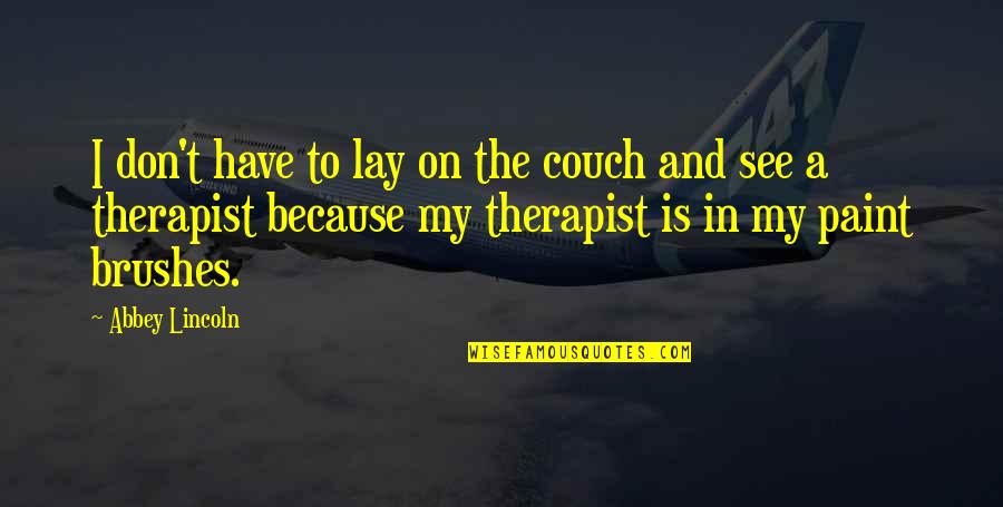 Deferring Car Quotes By Abbey Lincoln: I don't have to lay on the couch