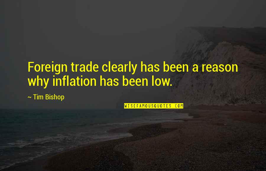 Deleveragings Quotes By Tim Bishop: Foreign trade clearly has been a reason why