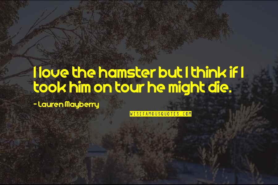 Deviasi Kitchen Quotes By Lauren Mayberry: I love the hamster but I think if