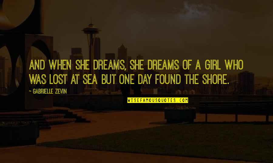 Diamonds And Friendship Quotes By Gabrielle Zevin: And when she dreams, she dreams of a