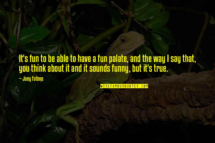 Dilatado Sinonimo Quotes By Joey Fatone: It's fun to be able to have a