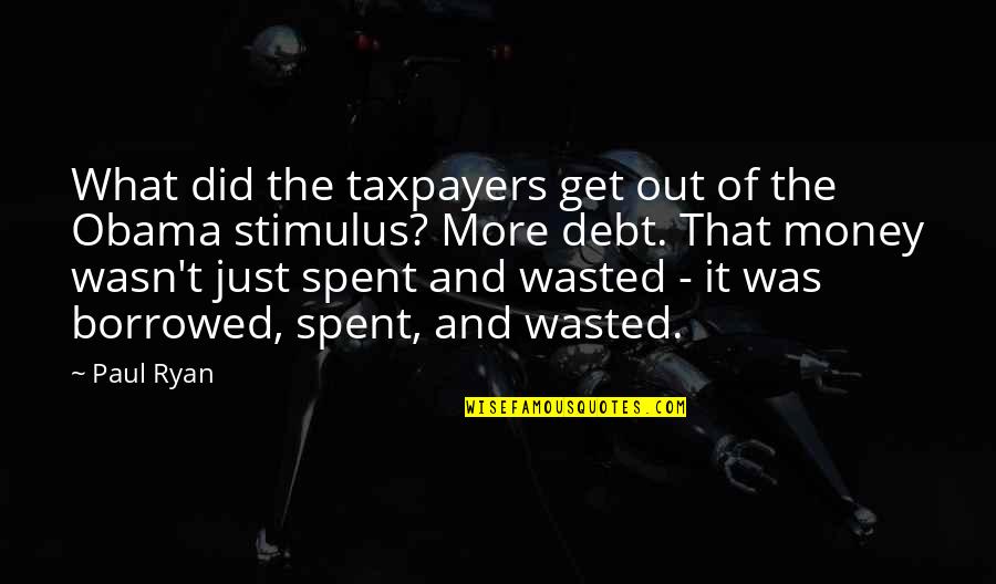 Dinoia Plumbing Quotes By Paul Ryan: What did the taxpayers get out of the