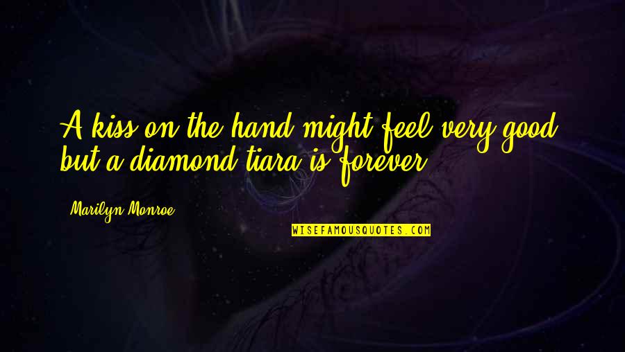 Dog Cat Love Quotes By Marilyn Monroe: A kiss on the hand might feel very