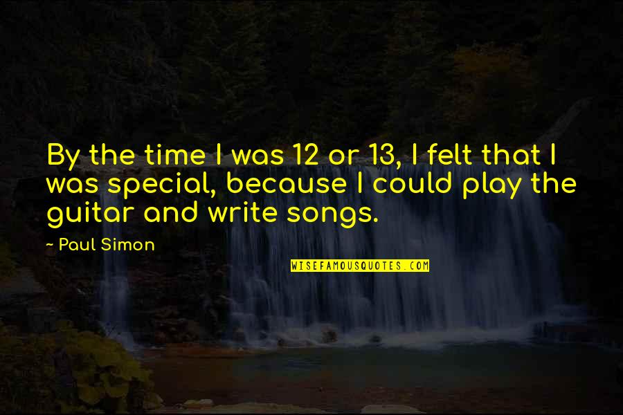Dropbox Business Quotes By Paul Simon: By the time I was 12 or 13,