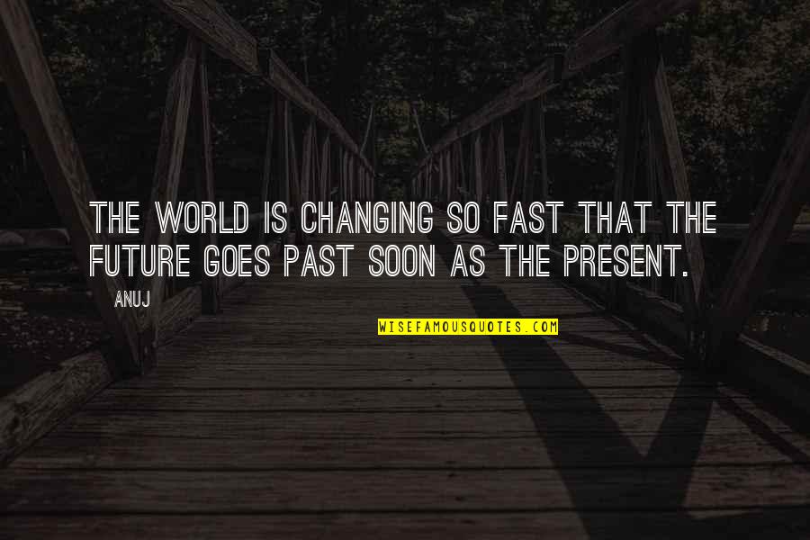 Dst Willow Quotes By Anuj: The world is changing so fast that the