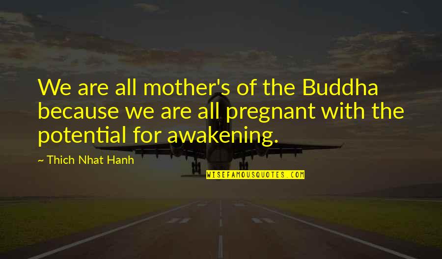 Duckels Assessor Quotes By Thich Nhat Hanh: We are all mother's of the Buddha because