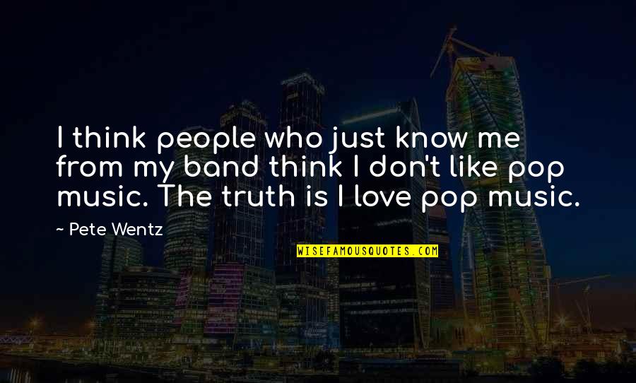 Dysfunction Quotes And Quotes By Pete Wentz: I think people who just know me from