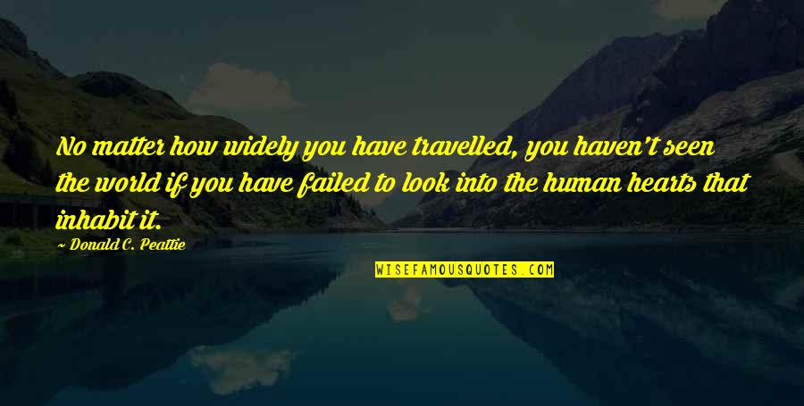 Edry Stock Quotes By Donald C. Peattie: No matter how widely you have travelled, you