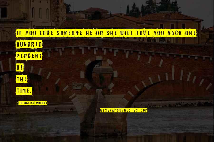 Education Quotes Quotes By Debasish Mridha: If you love someone he or she will