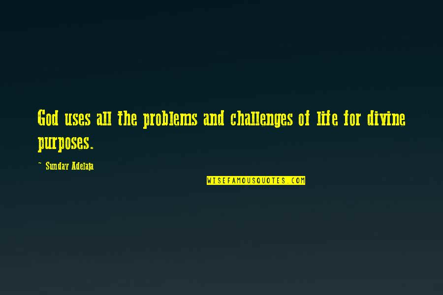 Ellen Klages Quotes By Sunday Adelaja: God uses all the problems and challenges of