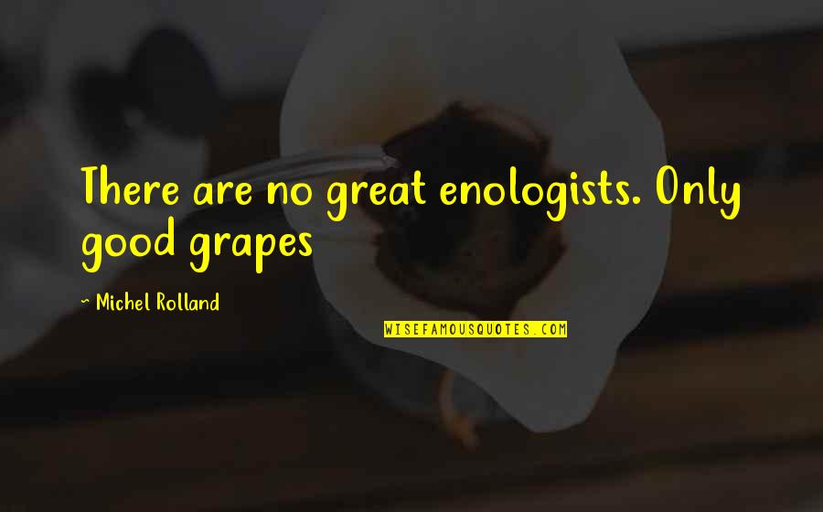 Emberiza Aureola Quotes By Michel Rolland: There are no great enologists. Only good grapes