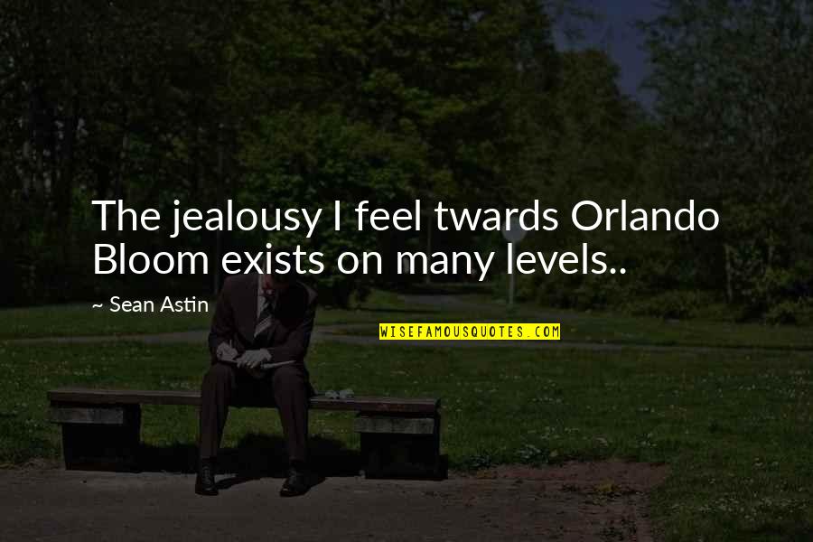 Enjoy Your Cup Of Coffee Quotes By Sean Astin: The jealousy I feel twards Orlando Bloom exists