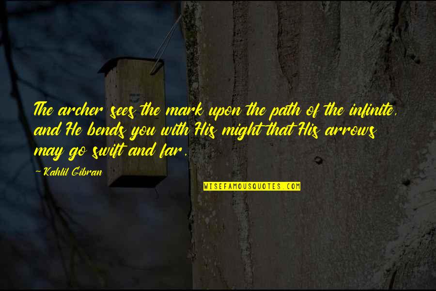 Europe Top Quotes By Kahlil Gibran: The archer sees the mark upon the path