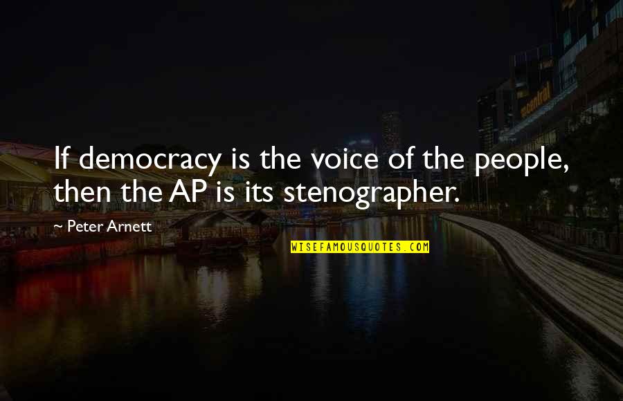 Event Planning Price Quotes By Peter Arnett: If democracy is the voice of the people,