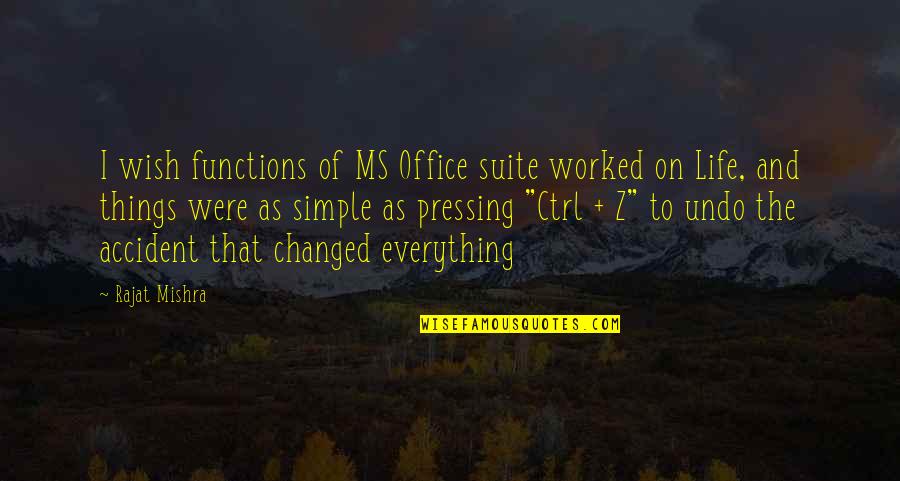 Event Planning Price Quotes By Rajat Mishra: I wish functions of MS Office suite worked