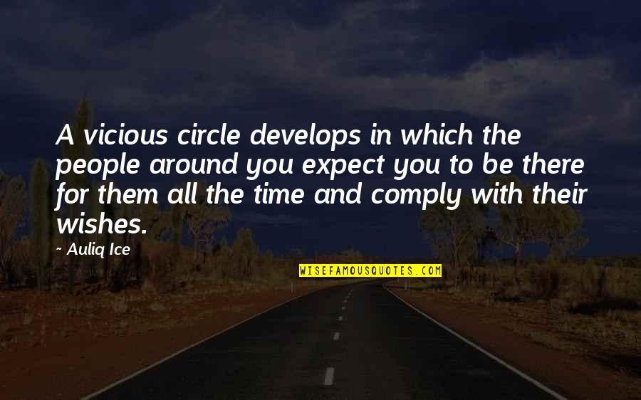 Evenwijdigheid Quotes By Auliq Ice: A vicious circle develops in which the people