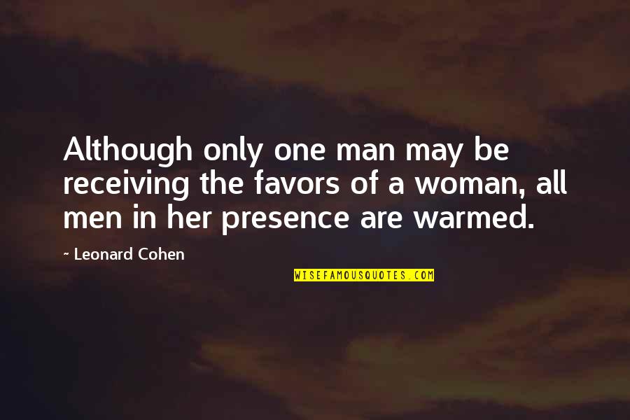 Example Research Paper With Quotes By Leonard Cohen: Although only one man may be receiving the