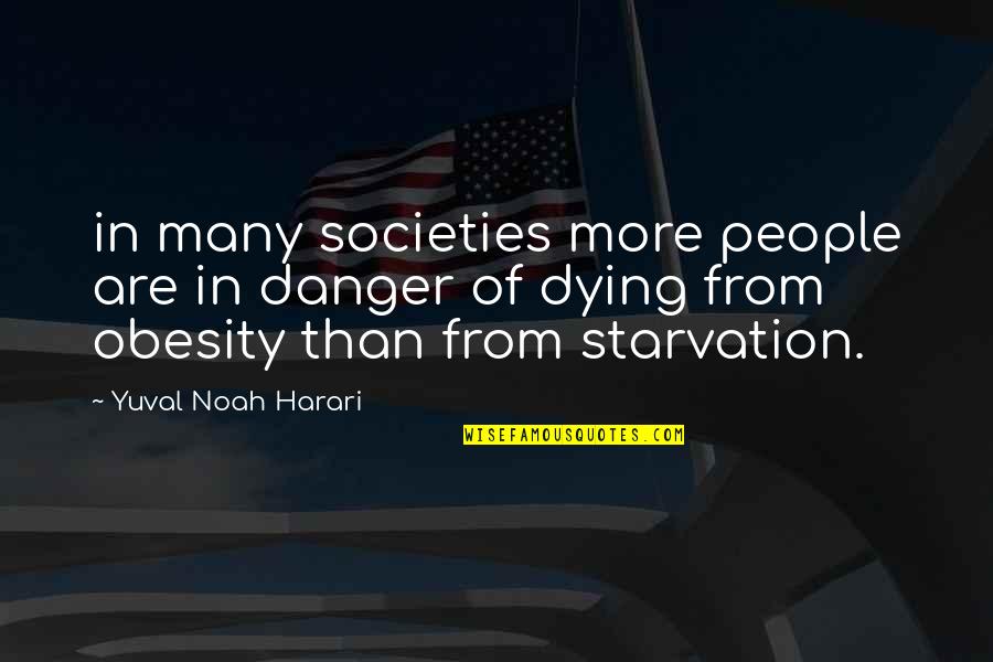 Exuded Poise Quotes By Yuval Noah Harari: in many societies more people are in danger