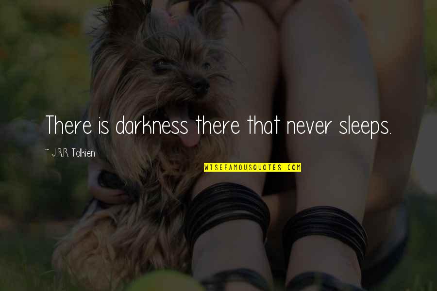 Facebook Album Names Quotes By J.R.R. Tolkien: There is darkness there that never sleeps.