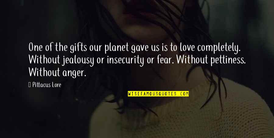 Falling For A Stranger Quotes By Pittacus Lore: One of the gifts our planet gave us