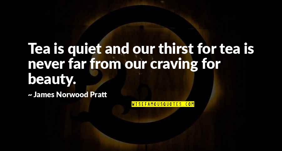 Familie Net Quotes By James Norwood Pratt: Tea is quiet and our thirst for tea