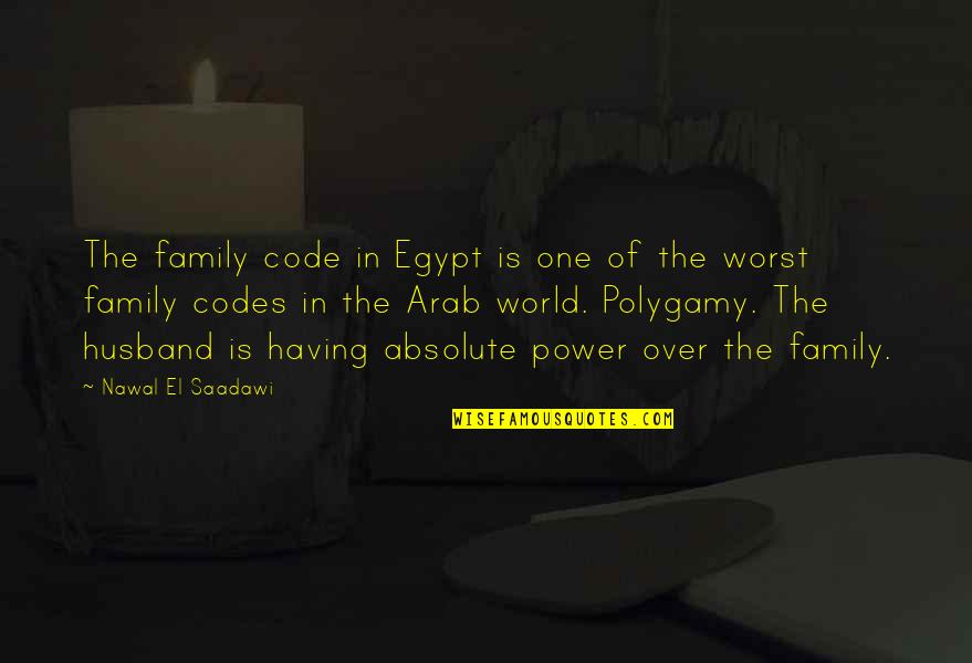 Family Is The Worst Quotes By Nawal El Saadawi: The family code in Egypt is one of