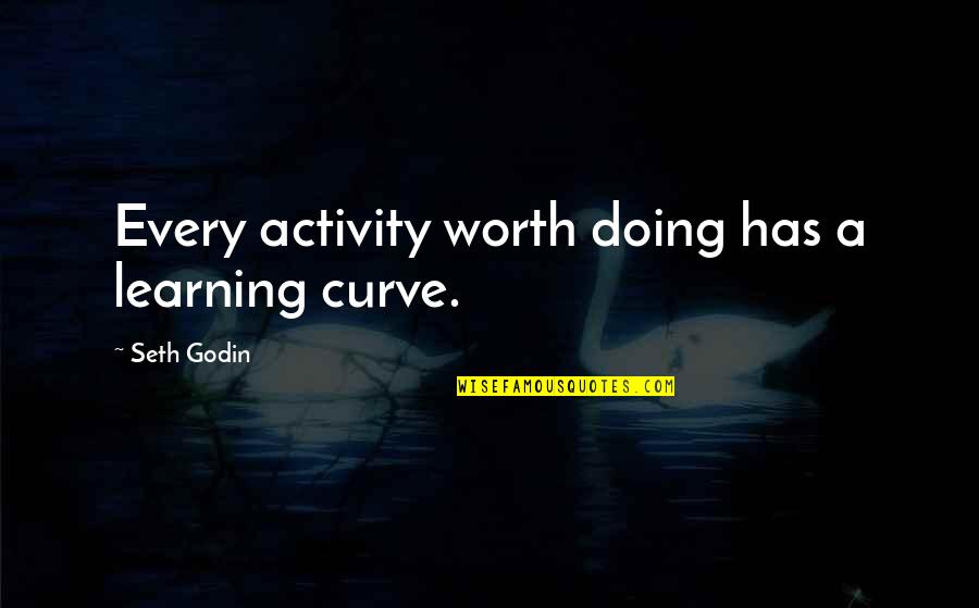 Farofa Brazil Quotes By Seth Godin: Every activity worth doing has a learning curve.