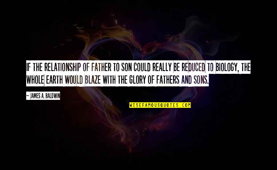 Father And Sons Quotes By James A. Baldwin: If the relationship of father to son could