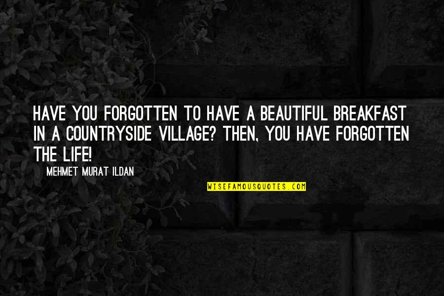Fattash Quotes By Mehmet Murat Ildan: Have you forgotten to have a beautiful breakfast