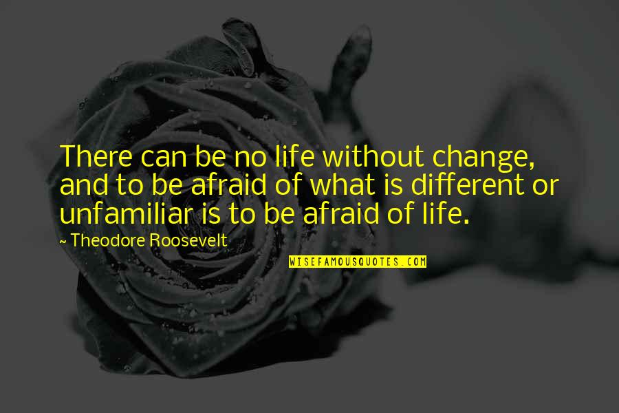 Flexibility In Life Quotes By Theodore Roosevelt: There can be no life without change, and