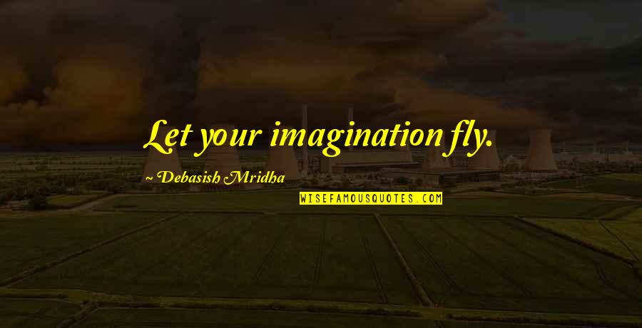 Fly Quotes Quotes By Debasish Mridha: Let your imagination fly.