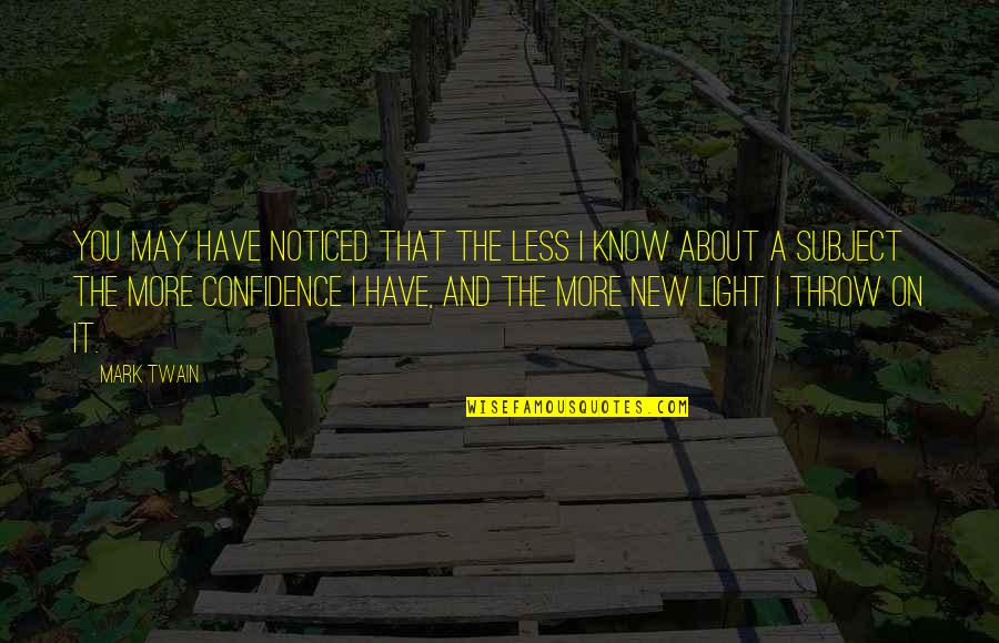 Food And Healthy Eating Quotes By Mark Twain: You may have noticed that the less I