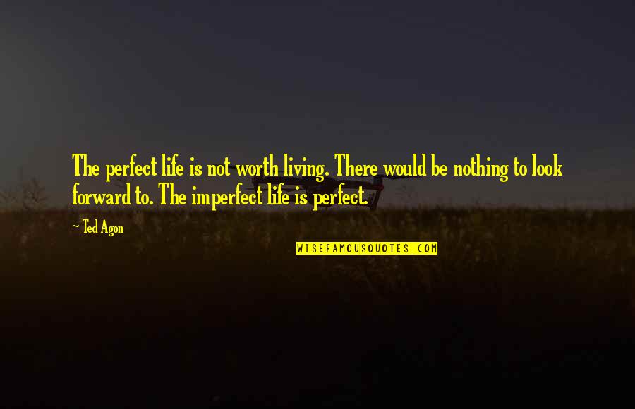 Forward Thinking Quotes By Ted Agon: The perfect life is not worth living. There