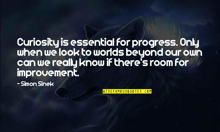 Franssen Keukens Quotes By Simon Sinek: Curiosity is essential for progress. Only when we