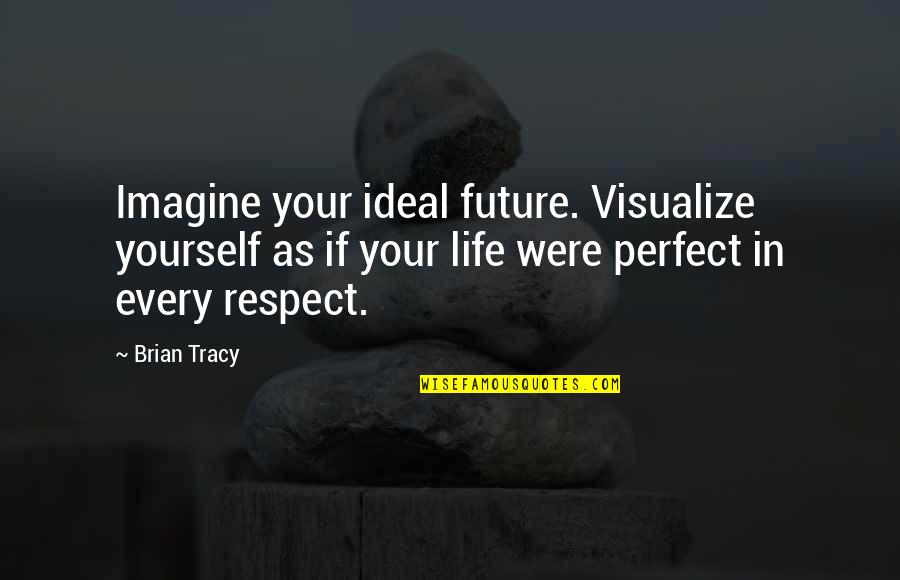 Frenos De Disco Quotes By Brian Tracy: Imagine your ideal future. Visualize yourself as if