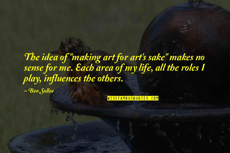 Fresson Jarny Quotes By Ben Sollee: The idea of "making art for art's sake"