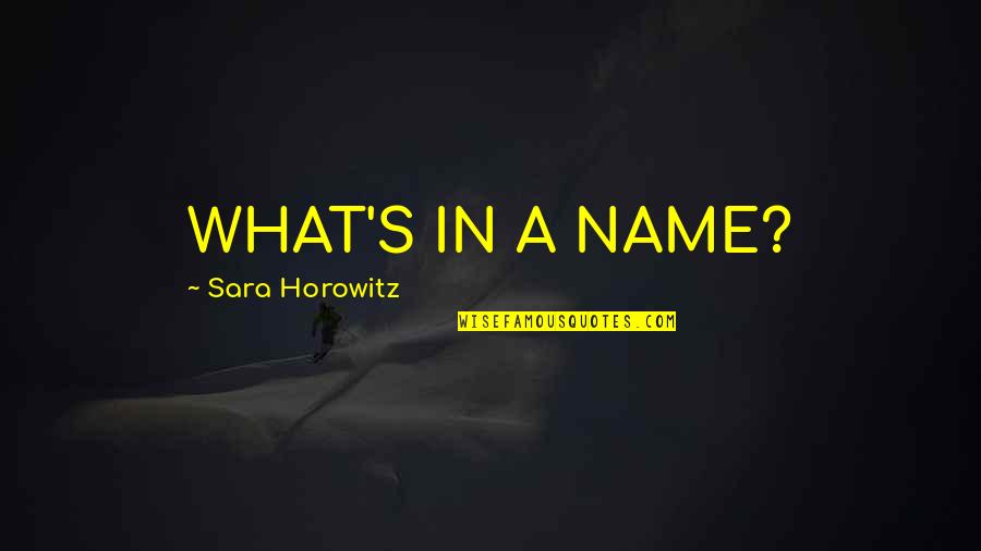 Fulwider Patent Quotes By Sara Horowitz: WHAT'S IN A NAME?