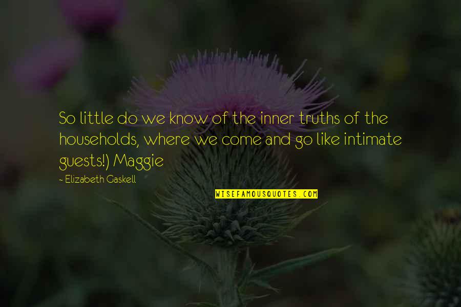 Functionality Testing Quotes By Elizabeth Gaskell: So little do we know of the inner